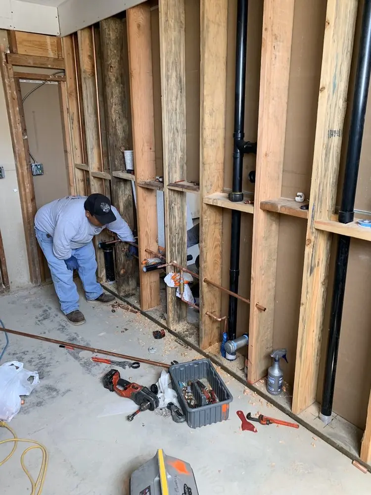 Commercial rough-in plumbing for Gas Line Repair in Lower Allen
